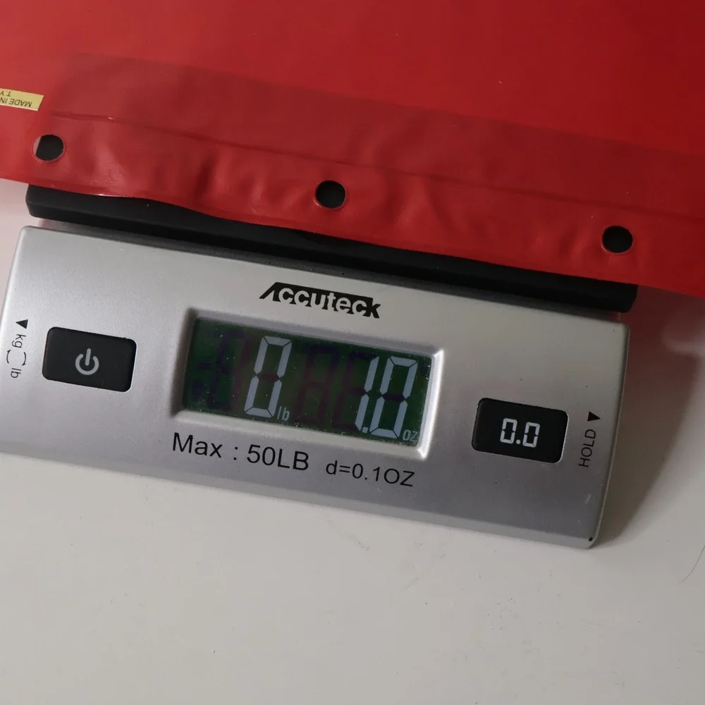 NEW VTG 90s Mead Plastic Red Zip‎ Pouch Pencil Case for Binder Clear Front NOS
